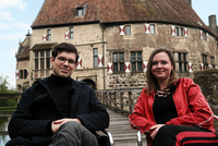 WDR-Interview auf Burg Vischering (Bildquelle: Kreis Coesfeld, Lukas Bertels)