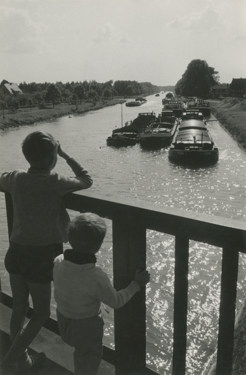 Archivbild: Impression vom Dortmund-Ems-Kanal vor 60 Jahren (Aufnahme: G. Teubner, Gütersloh)