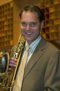 Saxophonist Frank Roberscheuten
