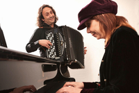Pianistin Rita Marcotulli und Akkordeonist Luciano Biondini